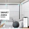 wi fi ستائر زيبرا تعمل بنظام ذكي كهربائي مع