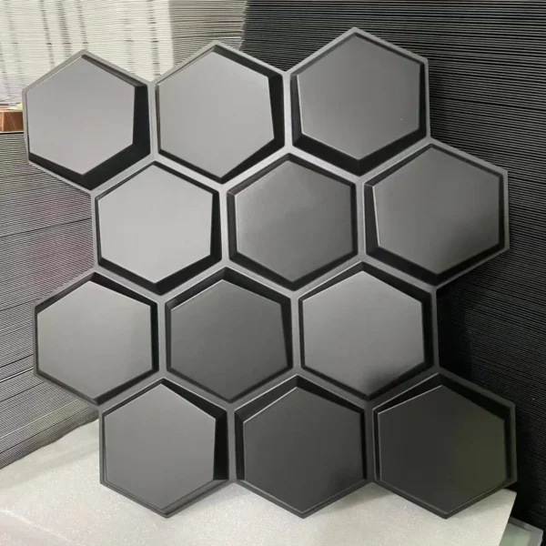 تصميم هندسي عصري – pvc ألواح جدارية ثلاثية الأبعاد